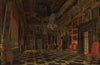 Interior of the palace in Pidhirtsi (1871)