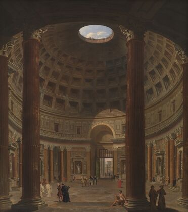 Interior Of The Pantheon, Rome