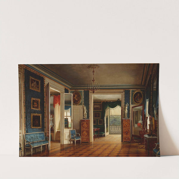 Interior of the royal bedroom in the Palace in Łazienki by Marcin Zaleski
