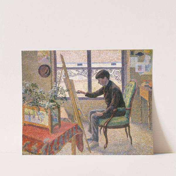 Interior of the Studio (1887) by Lucien Pissarro