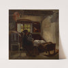 Interior View Of A Uusimaa Living Room (1870 - 1873) by Albert Edelfelt