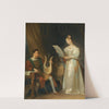 Interior With A Man Holding A Lyre And A Woman With A Music Score by Marguerite Gérard