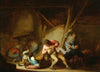Interior with Drinking Figures and Crying Children 