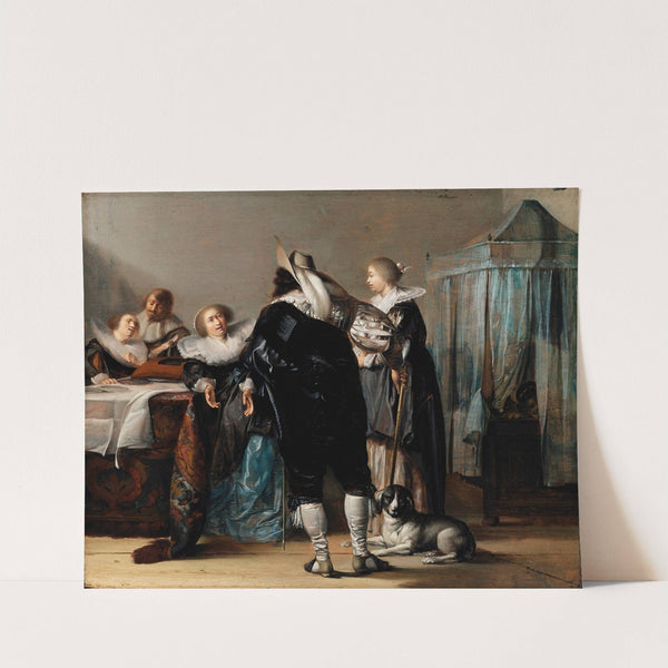 Interior with Figures (c.1630) by Pieter Codde