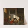Interior with mother and child, &#039;Mother joy&#039; by Pieter De Hooch