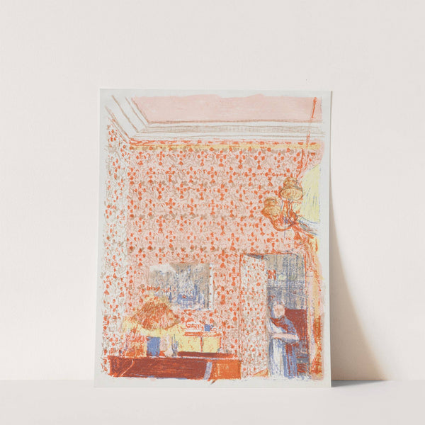 Interior with Pink Wallpaper I (1899) by Édouard Vuillard