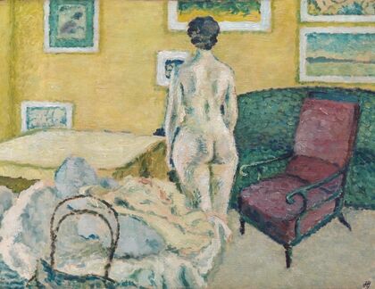 Interior with Standing Nude