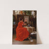 Interior With Vase Painter by Severin Falkman