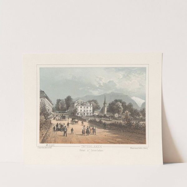 Interlaken Hotel d&#8217;Interlaken by Jean Jacottet