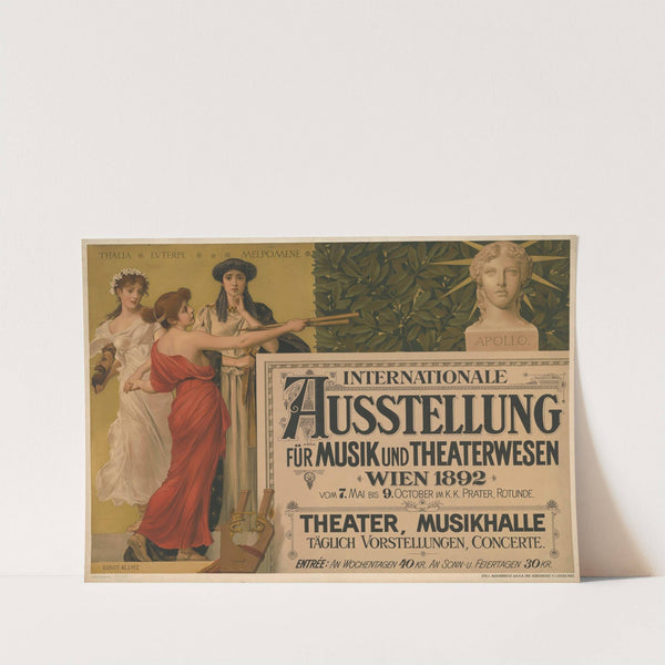 Internationale Ausstellung für Musik und Theaterwesen Wien 1892 (1892) by Ernst Klimt
