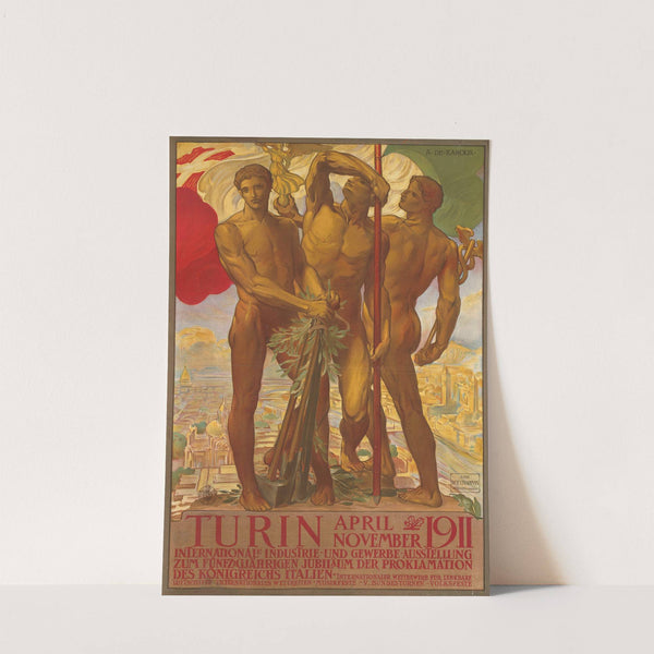 Internationale Industrie- und Gewerbeausstellung zum fünfzigjährigen Jubiläum der Proklamation des Königreichs Italien (1911) by Adolfo De Carolis