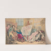 Intrusion on study or the painter disturbed by Thomas Rowlandson