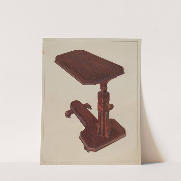 Invalid Bedside Table by Magnus S. Fossum