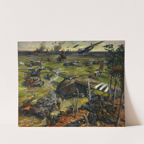 Invasion scene by Terence Cuneo
