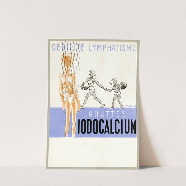 Iodocalcium (1947) by Laboratoires biologiques de l'Ile-de-France