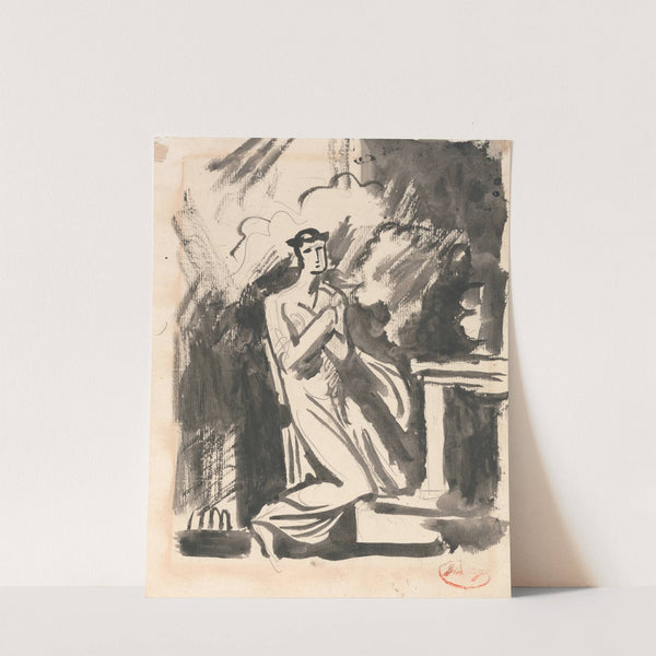 Iphigenia Kneeling over an Altar by George Romney