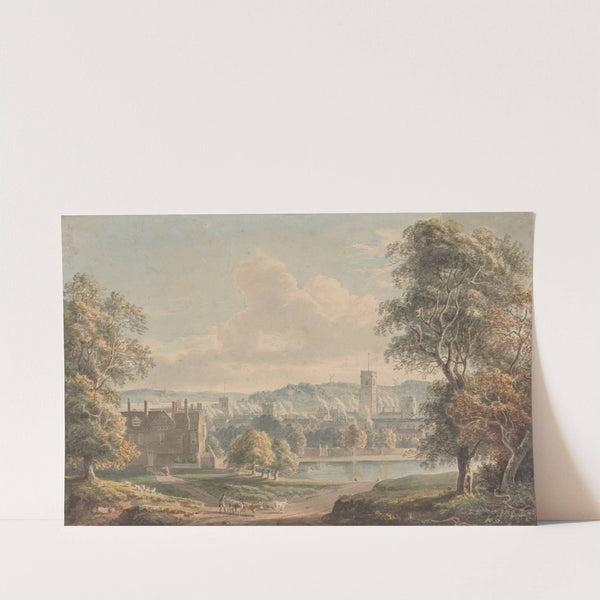 Ipswich from the Grounds of Christchurch Mansion by Paul Sandby