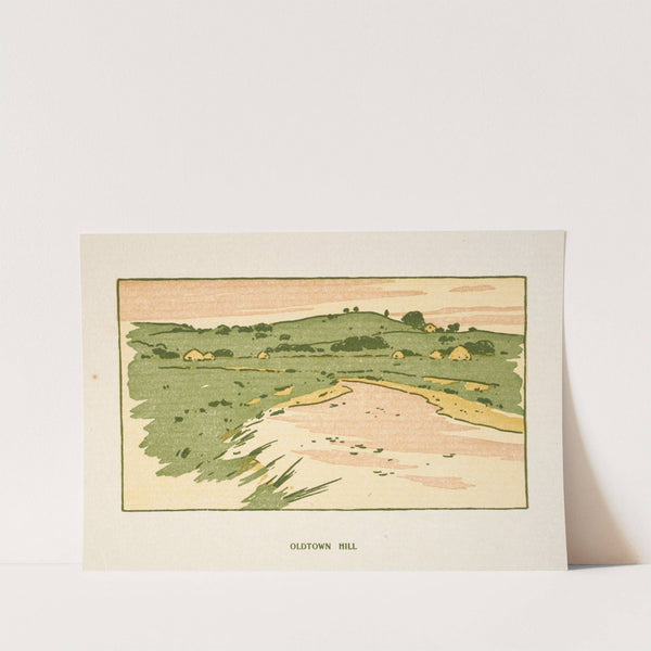 Ipswich Prints; Oldtown Hill (1901) by Arthur Wesley Dow