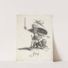 Ira (Fury) (1618-1625) by Jacques Callot