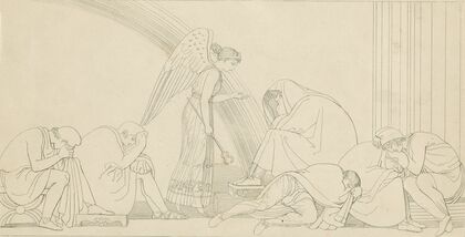 Iris advises Priam to obtain the body of Hector (1805)