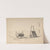 Irish Cars (Study of Two Carts in a Landscape) by Cornelius Varley