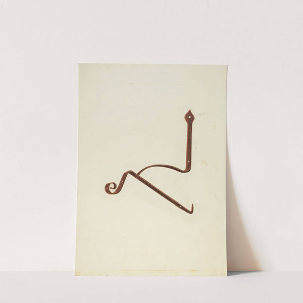 Iron Bracket from Zoar Tavern by Ralph Russell