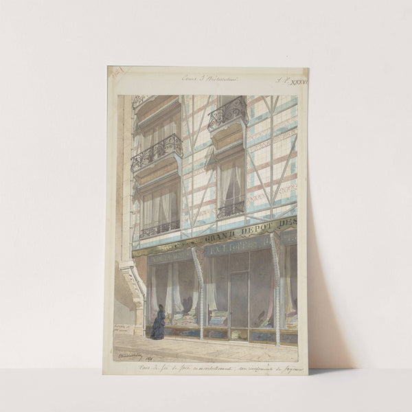 Iron-frame house with glazed earthenware cladding by Eugène Viollet-le-Duc