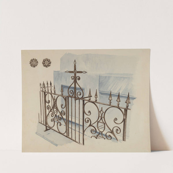Iron Gate and Fence by Ray Price