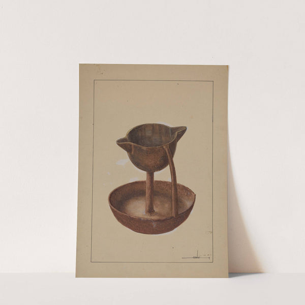 Iron Grease Lamp by James Drake