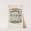 Iron Grille at Window by Harry Mann Waddell
