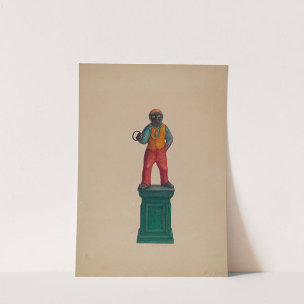 Iron Hitching Post by Harry Jennings