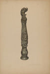Iron Hitching Post