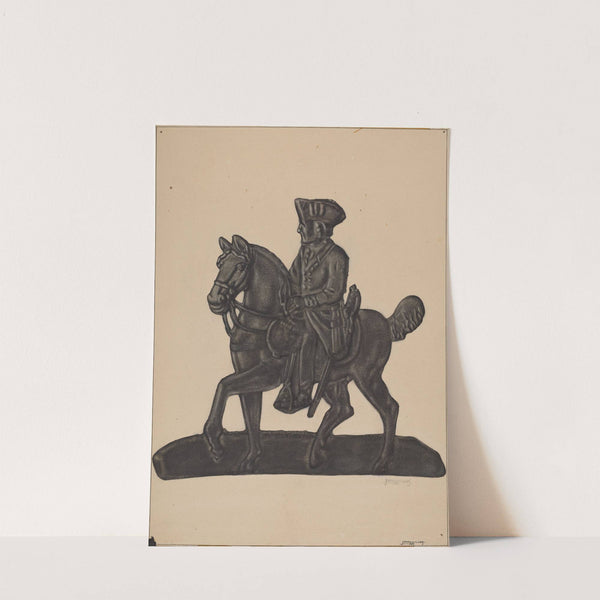 Iron Officer on Horse by John Wilkes
