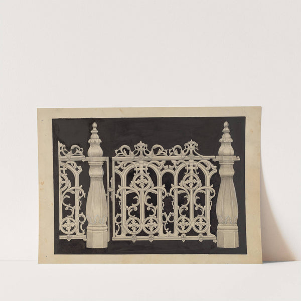 Iron Railing and Gate by James M. Lawson