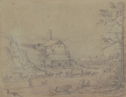 Iron works near Waynesboro Tennessee, April 1, 1862