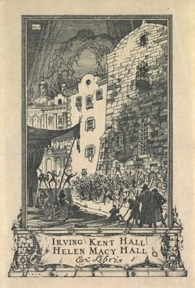 Irving Kent Hall and Mary Kent Hall, Ex Libris inscribed