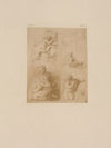 Isaac Oliver – Woman playing lute, woman reclining, other figures in poses