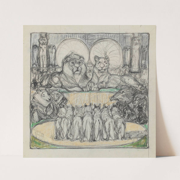 Isegrim voor koning Nobel by Bernard Willem Wierink