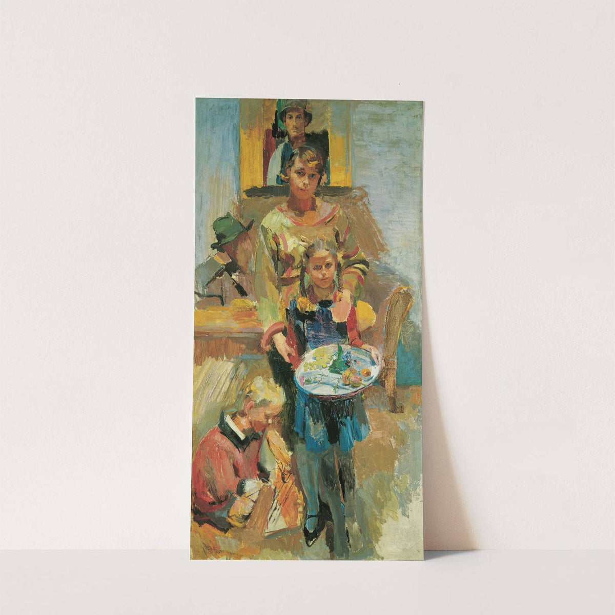 Isepp family portrait by Franz Wiegele
