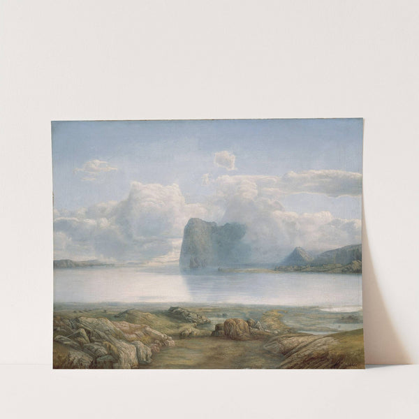 Island Borgøya by Lars Hertervig