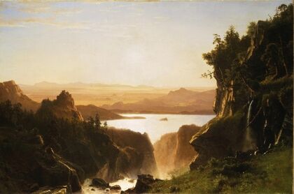 Island Lake, Wind River Range, Wyoming (1861)