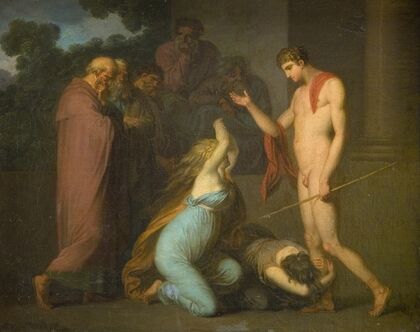Ismene and Antogone Plead with Theseus (1790 – 1799)
