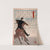 Isobayashi Taii on Horseback at Castle Gate with Falling Stones by Tsukioka Yoshitoshi