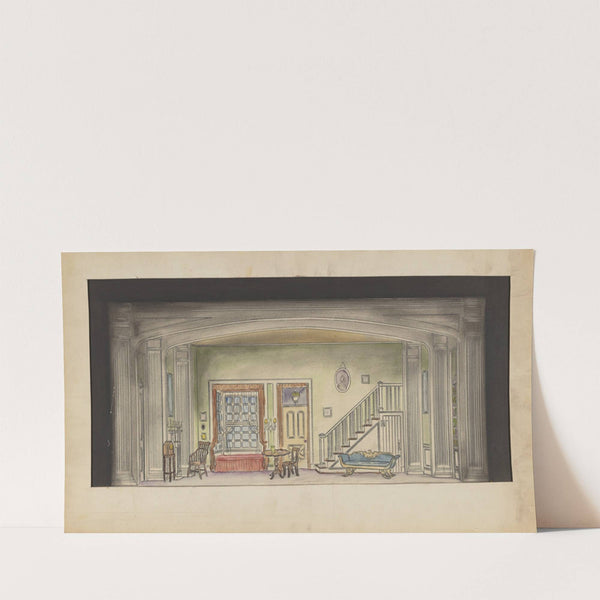 It Can’t Happen Here: Act I Scenes 3 and 7, Act II Scene 4, Act III Scene 1, Jessup Living Room (1934-1943) by Tom Adrian Cracraft