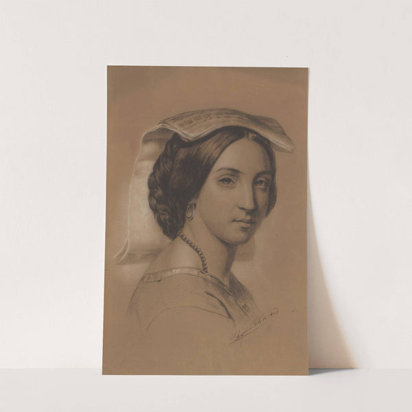 Italiaanse vrouw by August Allebé