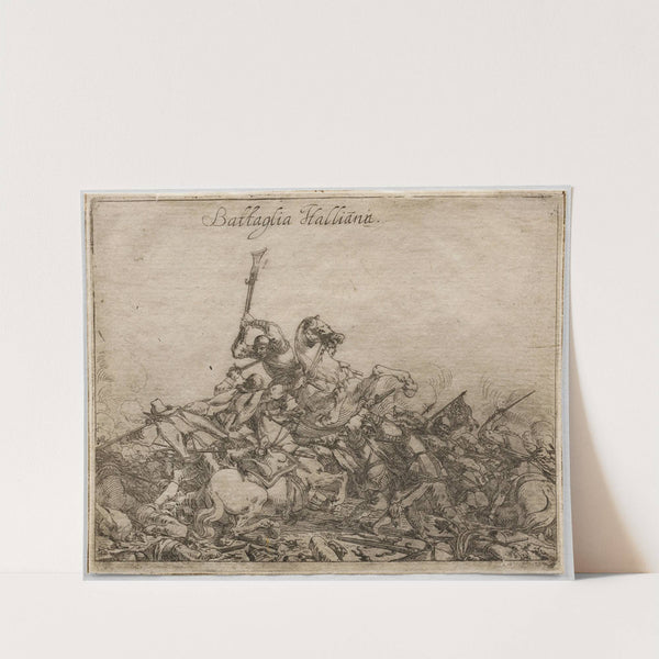 Italian Battle (1633) by Johann Wilhelm Baur
