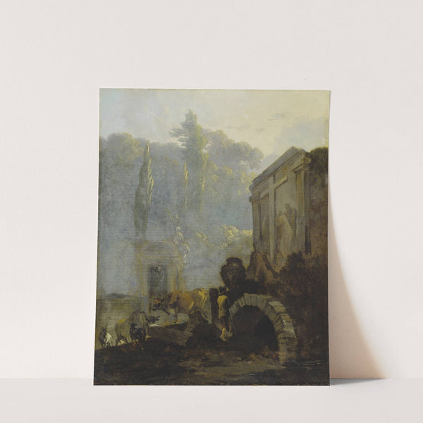Italian Cemetery (ca. 1660 – 1665) by Adam Pynacker