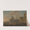 Italian city view by Jacob van der Ulft