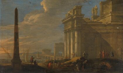 Italian harbor view