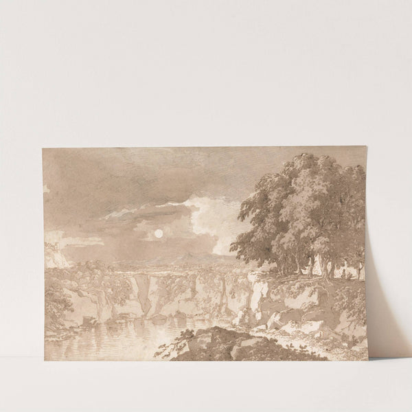 Italian Lake Scene by Richard Cooper the Elder